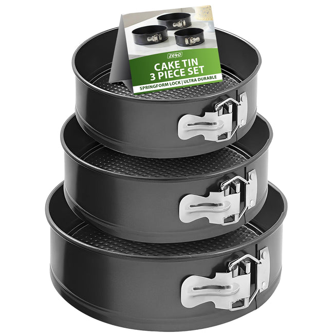 Zeno 3 Piece Cake Tin Set