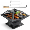 Zeno Square Fire Pit Grill