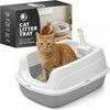 Rex & Roxy Large Grey Cat Litter Tray