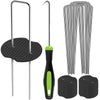 Zeno 200 Pack Silver Weed Membrane Pegs