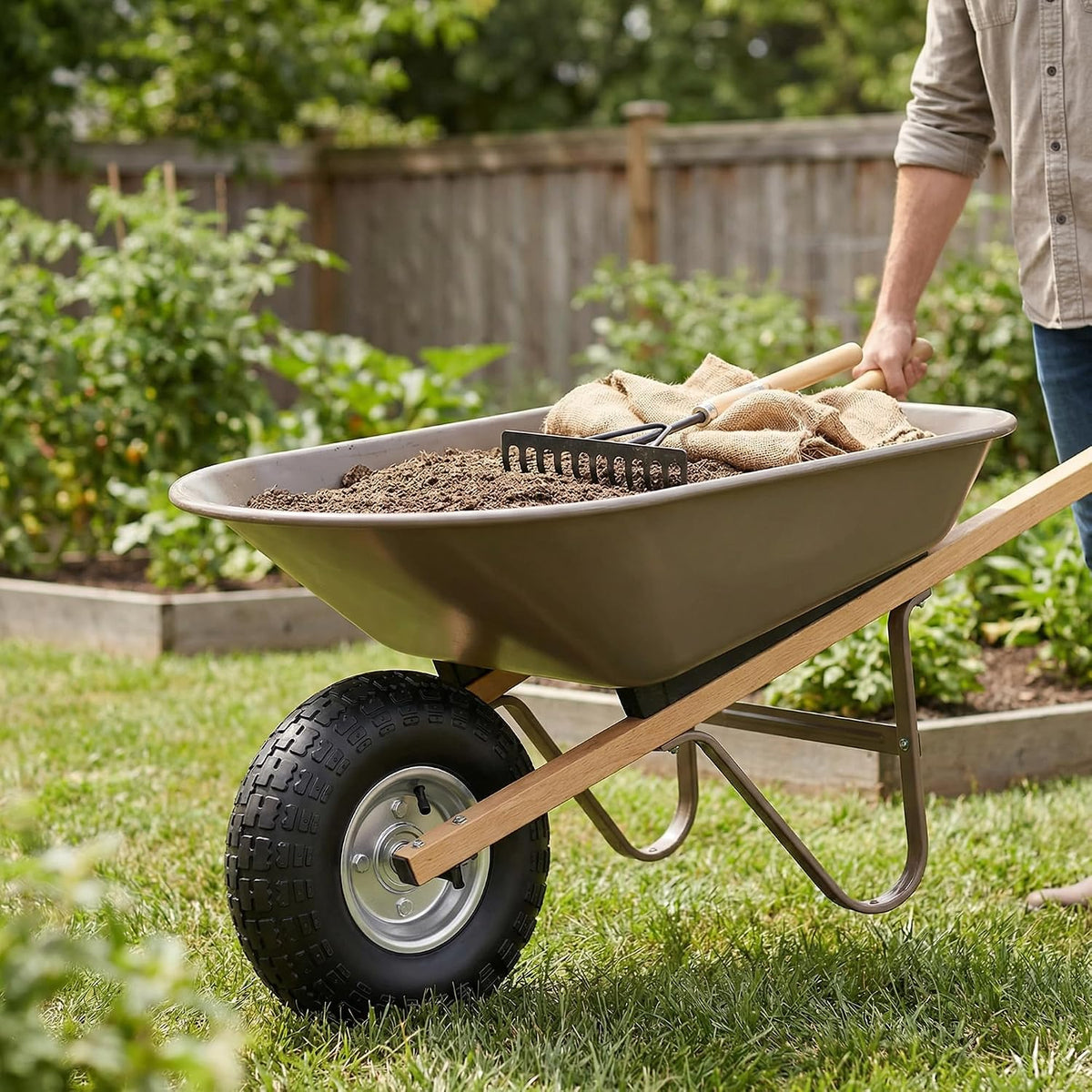 Zeno 4 Pack Wheelbarrow Wheels