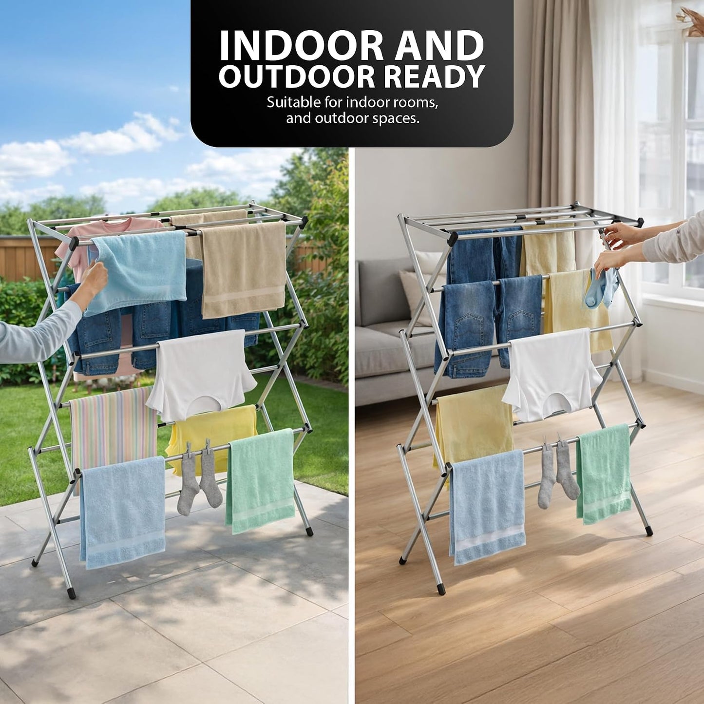 Zeno Foldable Clothes Airer