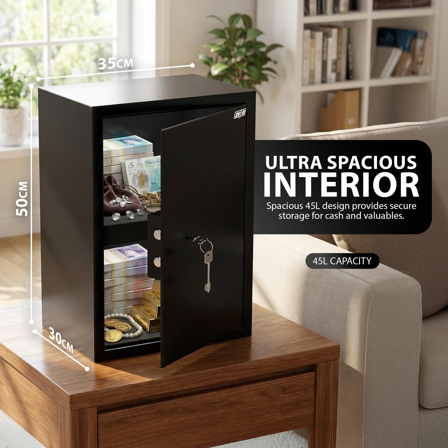 Zeno Large Office Safe Box
