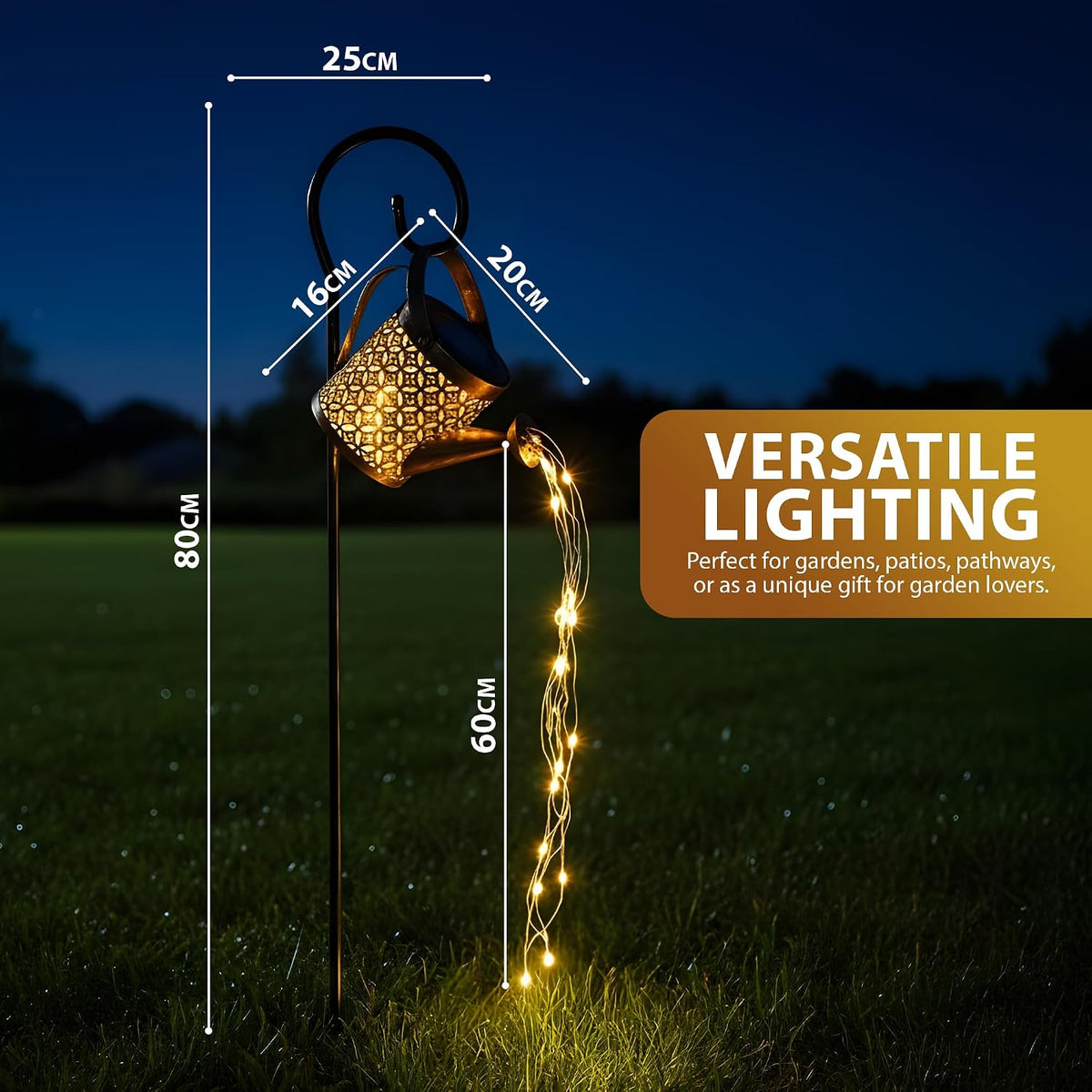 Zeno Solar Watering Can Light