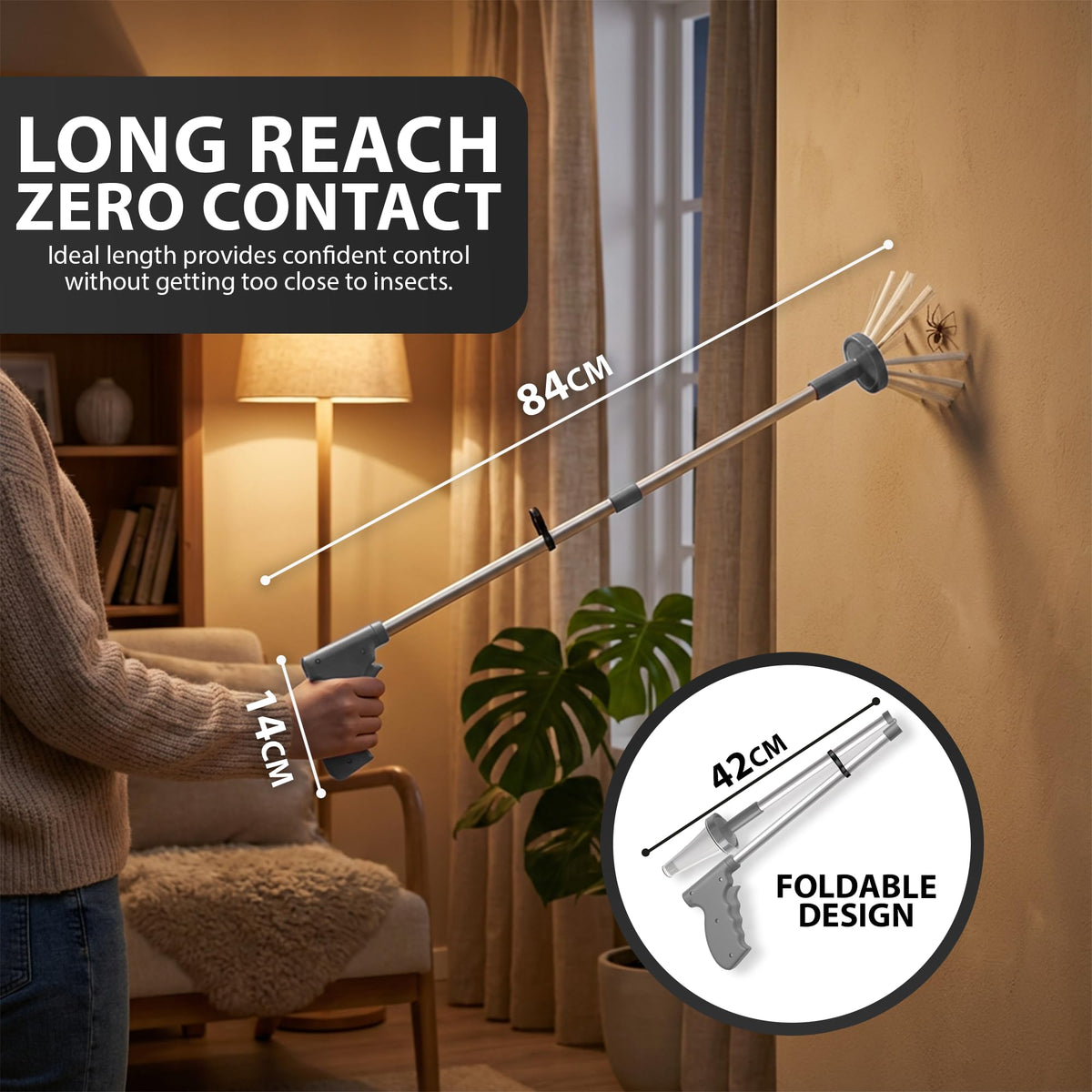 Zeno Grey Spider Catcher