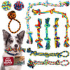 Rex & Roxy 10 Pack Dog Rope Toys