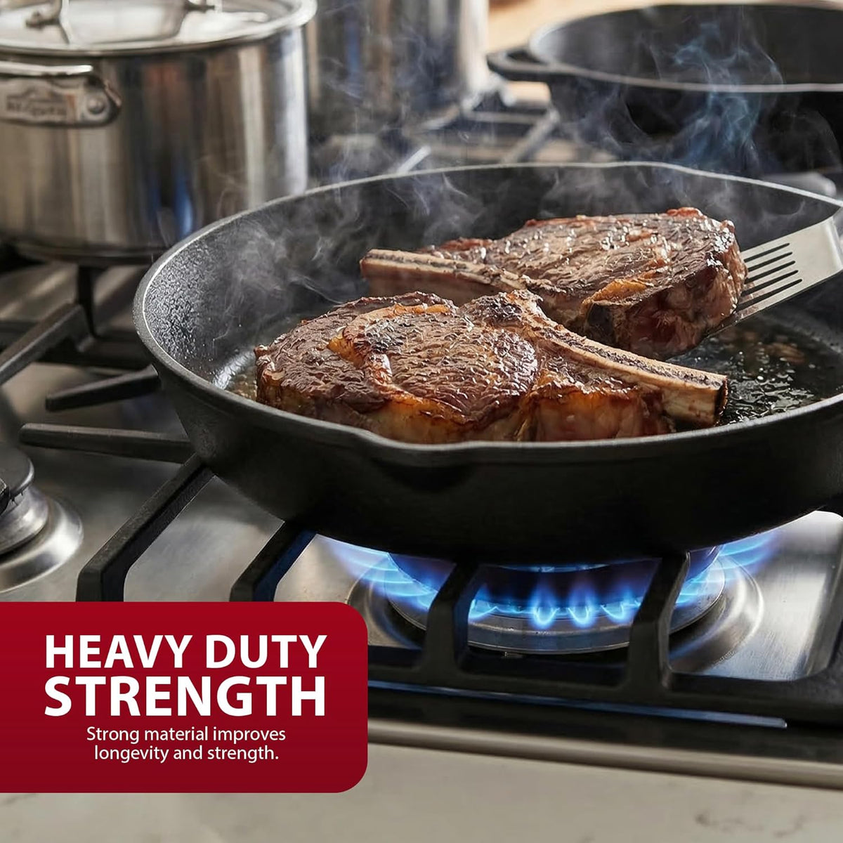 Zeno 20cm Cast Iron Skillet Pan