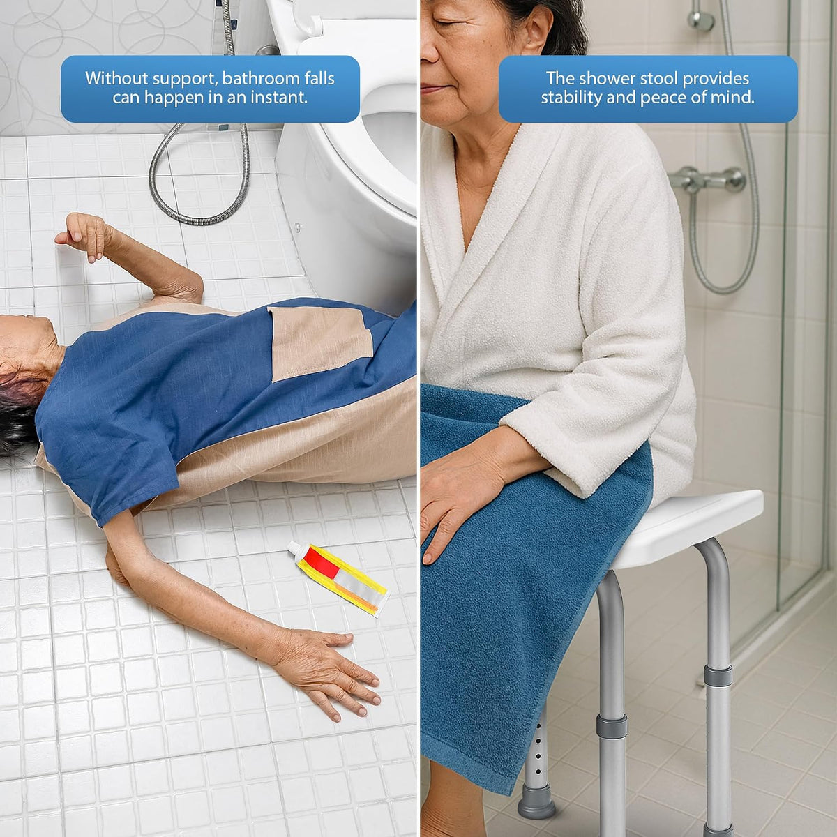 Zeno 50cm Shower Stool