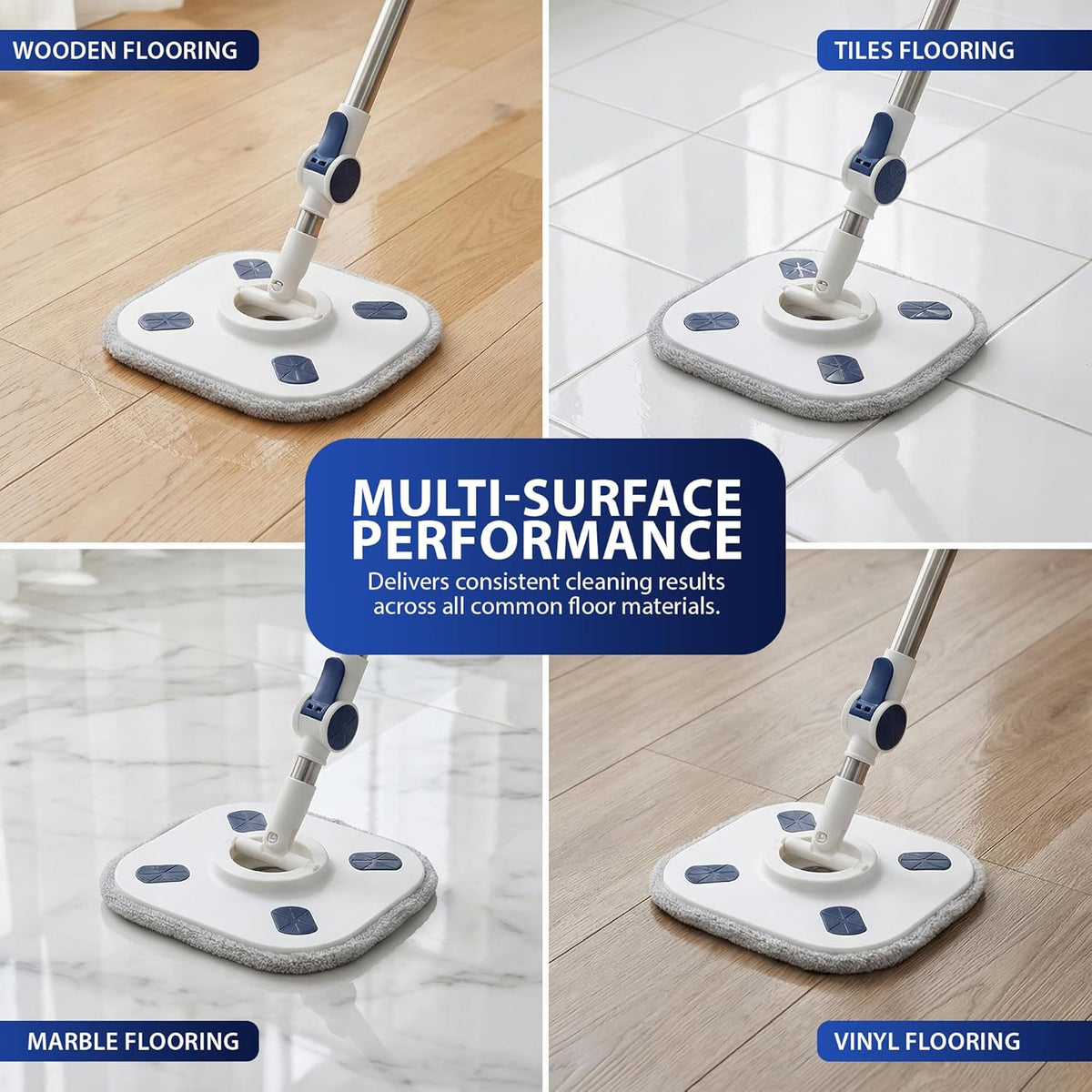 Zeno Mop and Collapsible Bucket Set