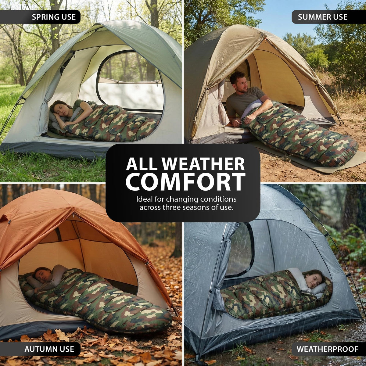 Zeno Camo Sleeping Bag