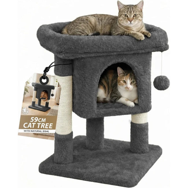 Rex & Roxy 59cm Grey Cat Tree