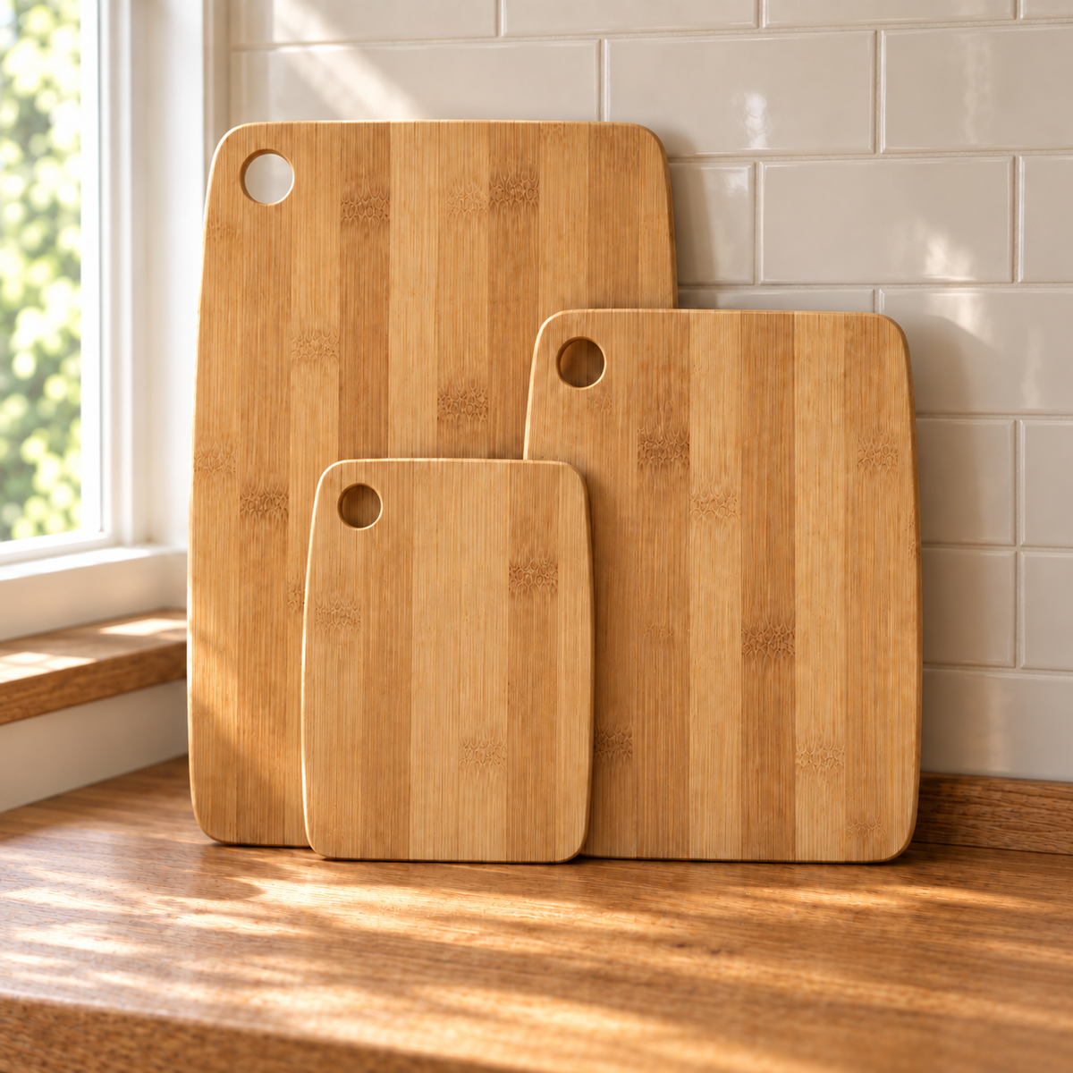 Zeno Set of 3 Wooden Chopping Boards