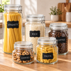Zeno Set of 5 Glass Food Jars