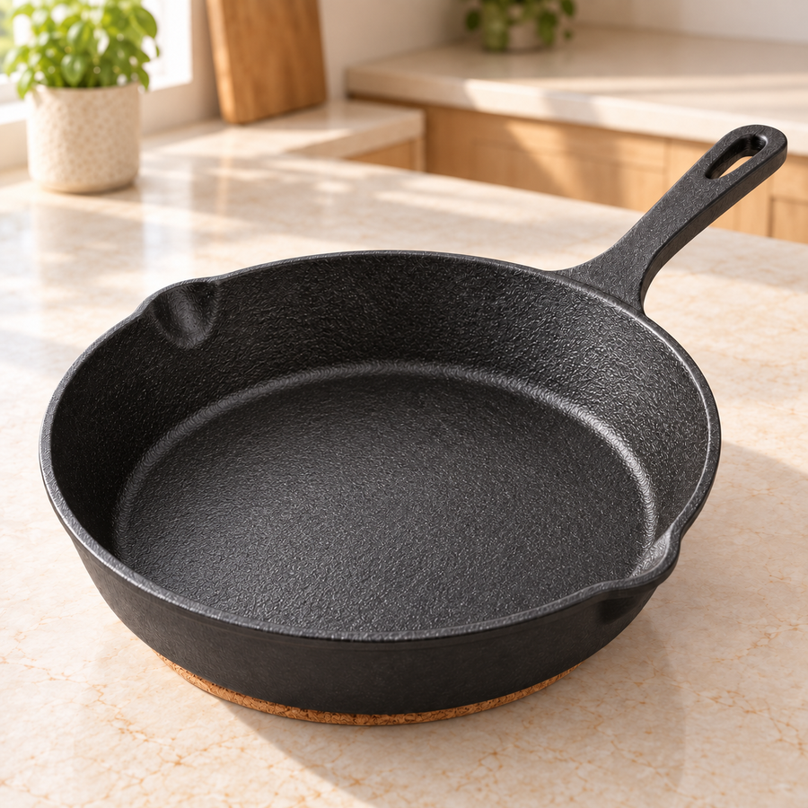 Zeno 27cm Cast Iron Frying Pan