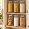 Zeno 6 Pack 2000ml Clip Top Glass Jars