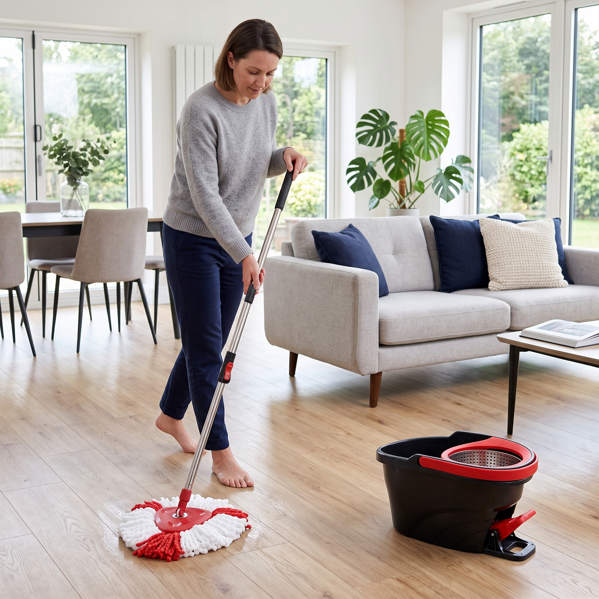 Zeno Pedal Spin Mop & Bucket Set