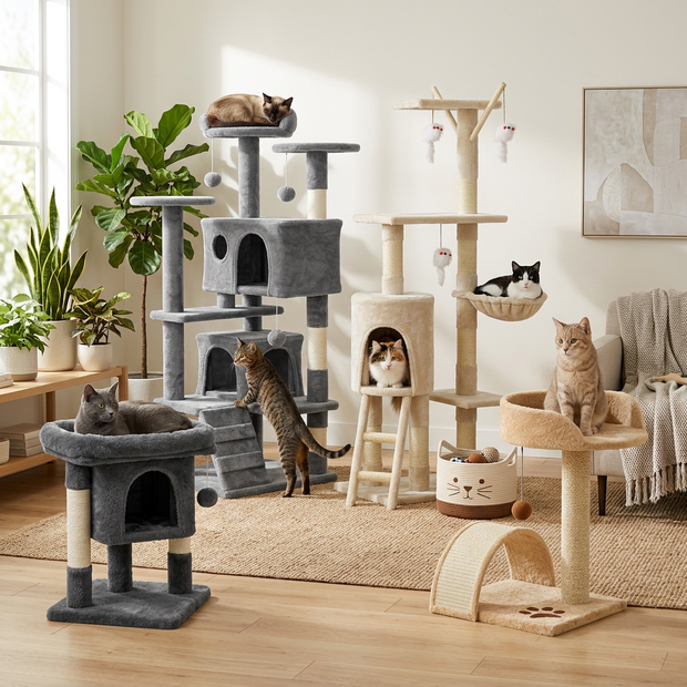 Cat Trees & Scratching