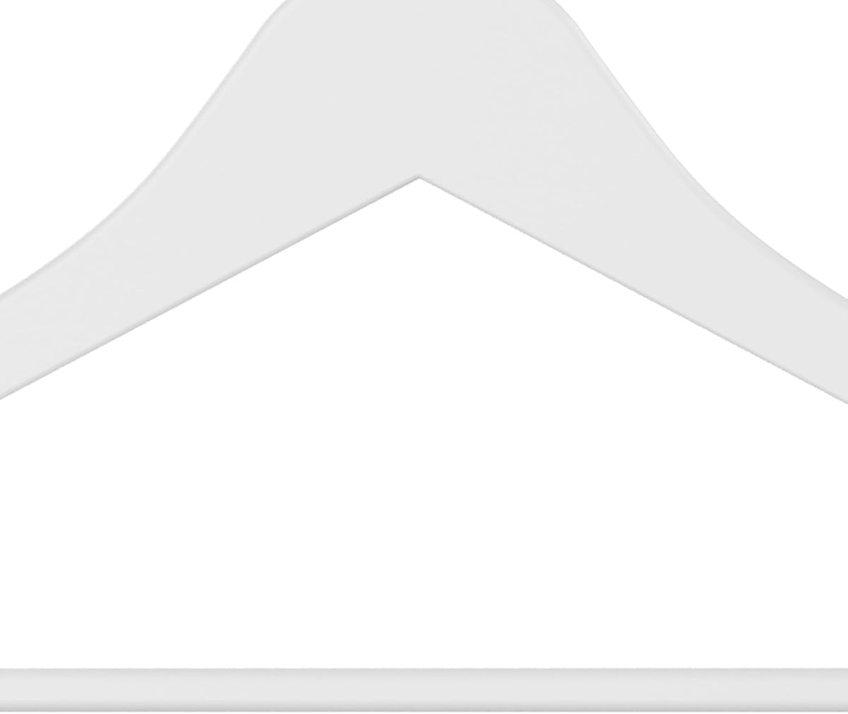 Zeno 40 Pack White Wooden Hangers