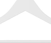 Zeno 40 Pack White Wooden Hangers