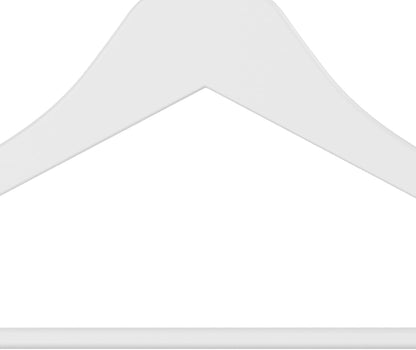 Zeno 40 Pack White Wooden Hangers