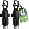 Zeno 2 Pack Silver Washing Line Prop Pole