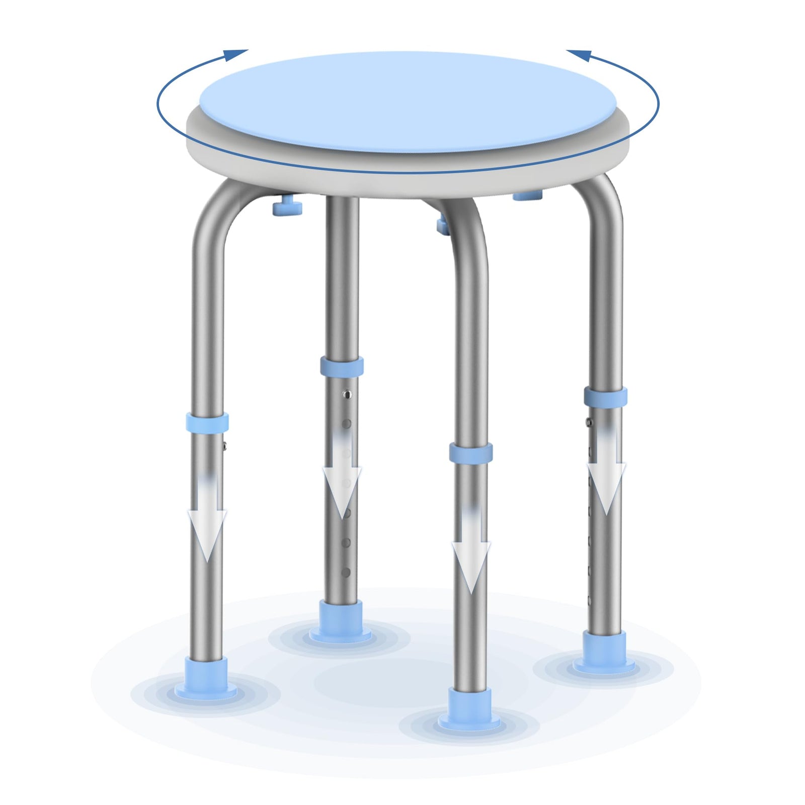 Zeno 360° Rotating Shower Stool