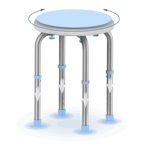 Zeno 360° Rotating Shower Stool