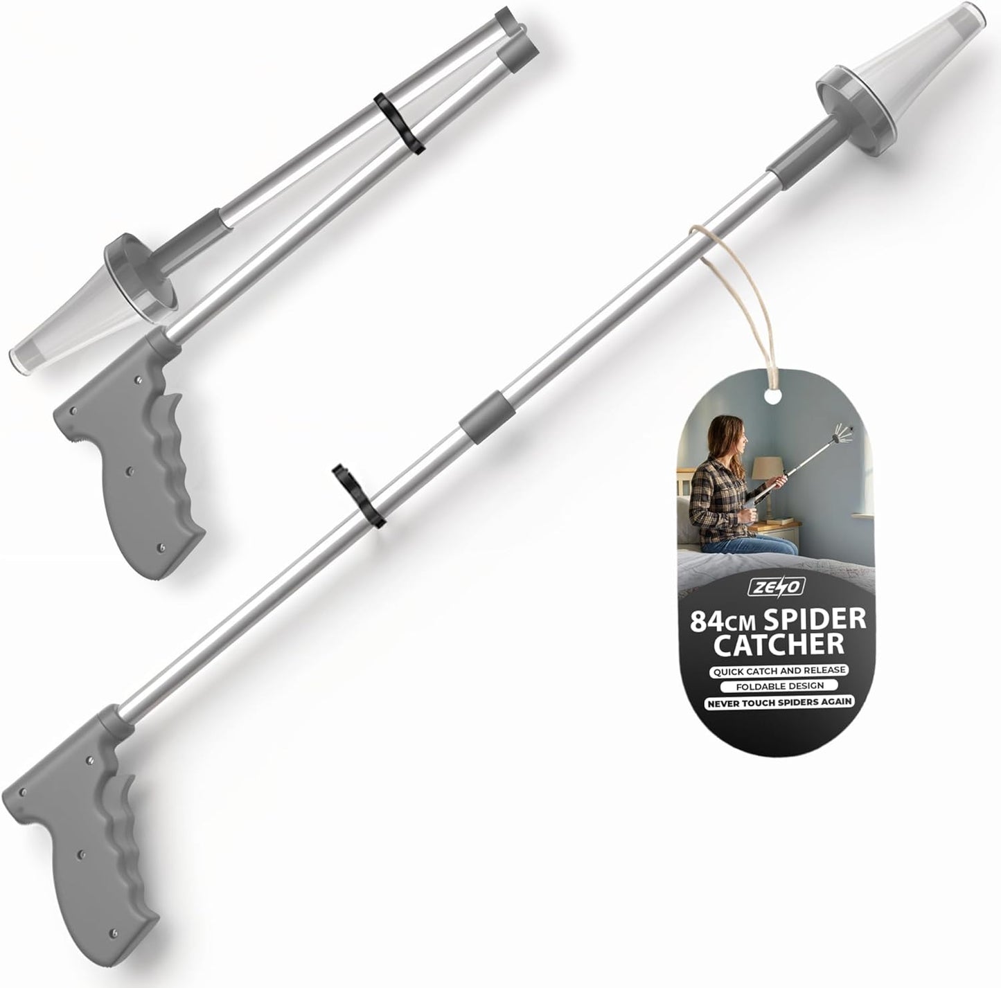 Zeno Grey Spider Catcher