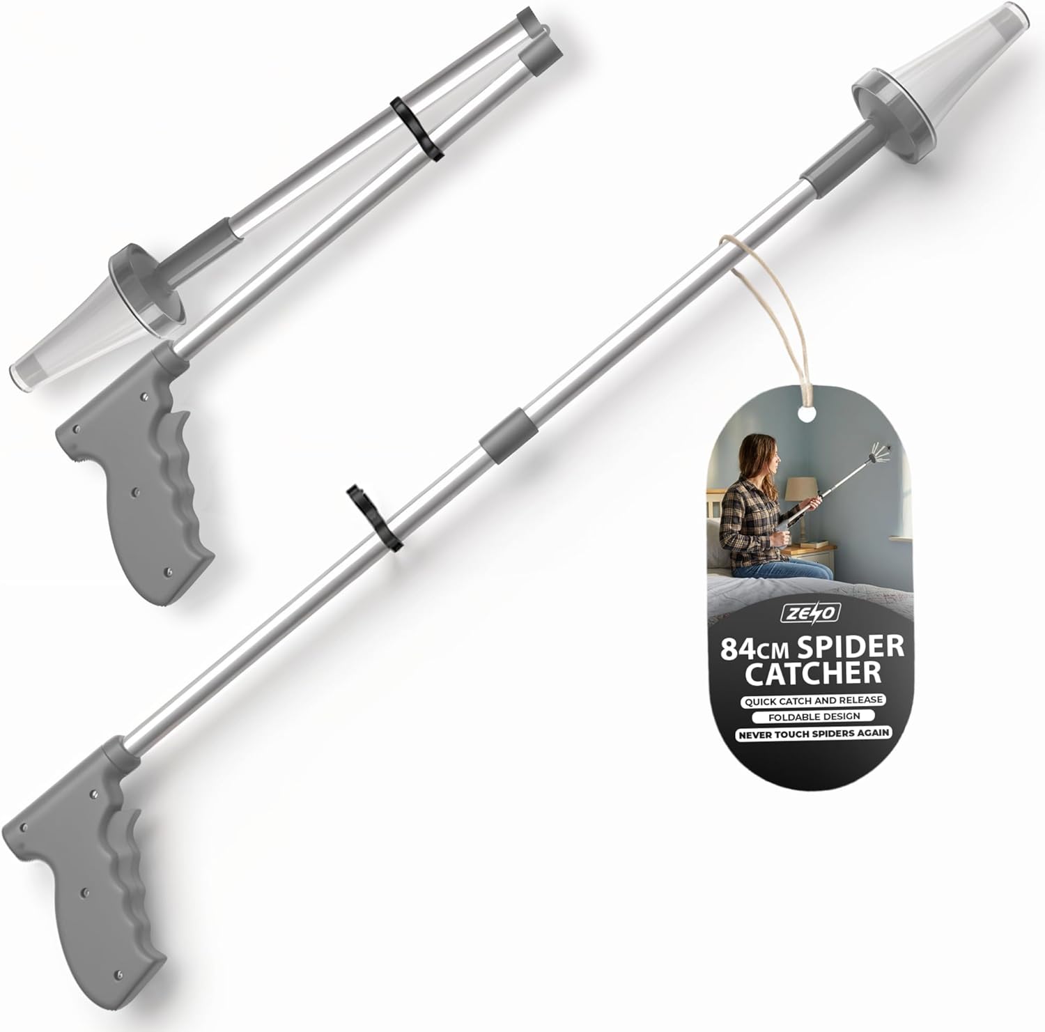 Zeno Grey Spider Catcher
