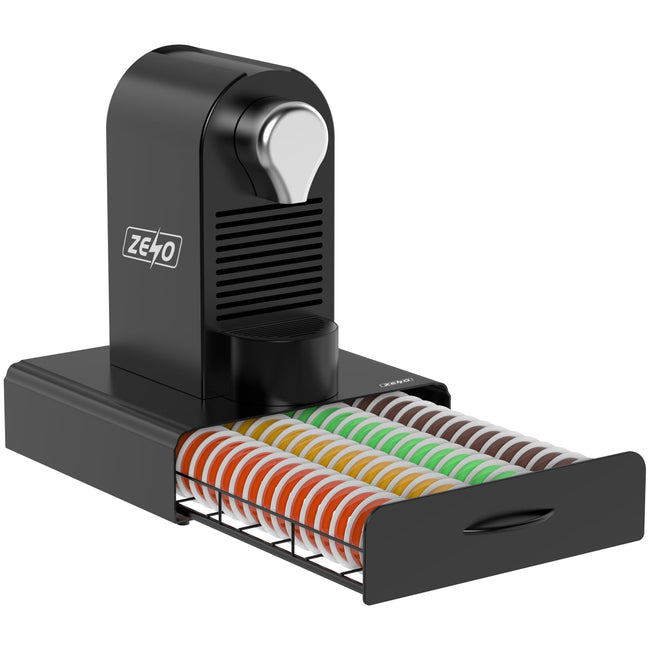 Zeno 64 Coffee Pods Holder with Drawer Compatible with Tassimo Pods