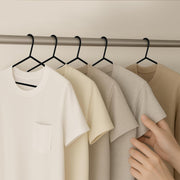 Zeno 100 Pack Black Plastic Coat Hangers