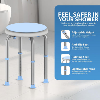 Zeno 360° Rotating Shower Stool