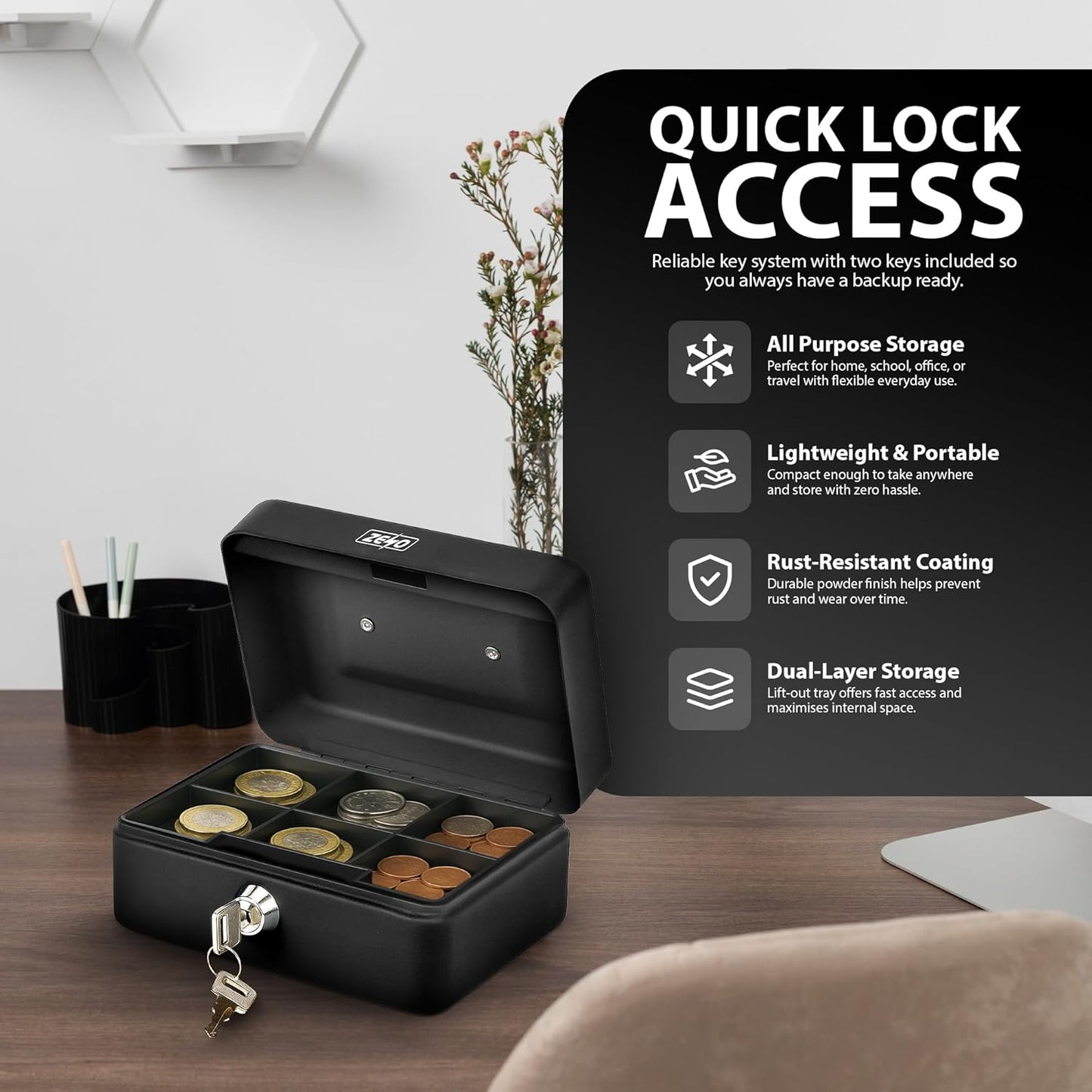 Zeno Cash Box