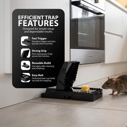 Zeno 6 Pack Reusable Mouse Trap