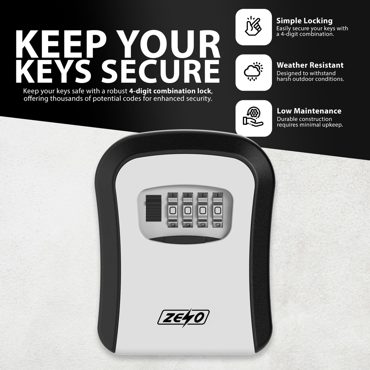Zeno Wall Mounted Key Safe