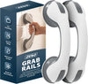 Zeno 2 Pack Grey Grab Rails for Bathroom