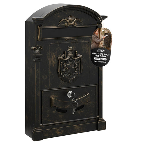 Zeno Bronze Vintage Post Box
