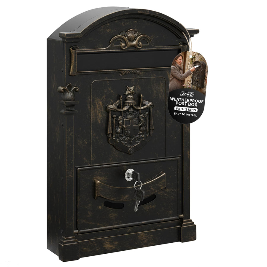 Zeno Bronze Vintage Post Box
