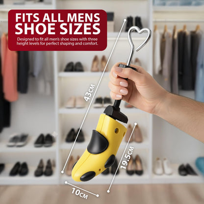 Zeno Yellow Plastic Shoe Stretchers for Men