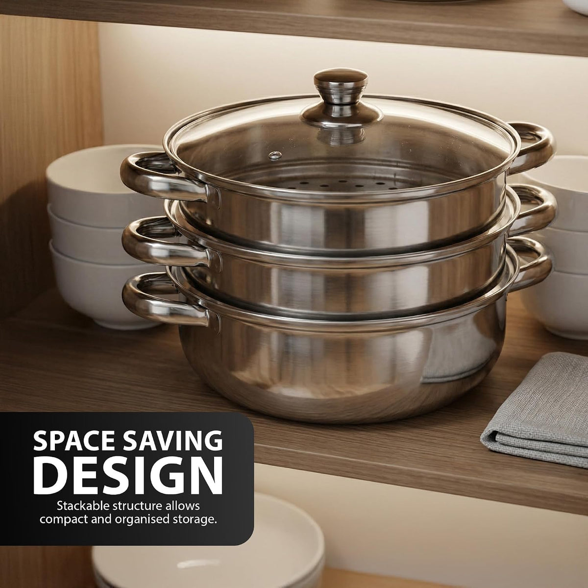 Zeno 28cm Steamer Pot