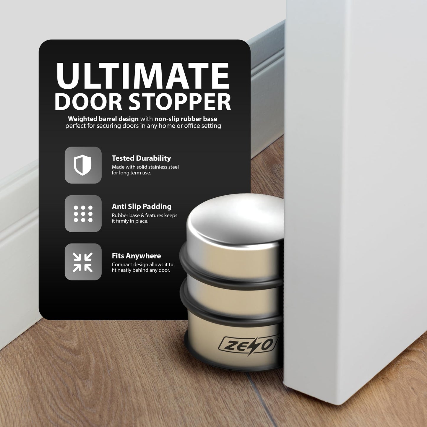 Zeno 2 Pack Door Stopper