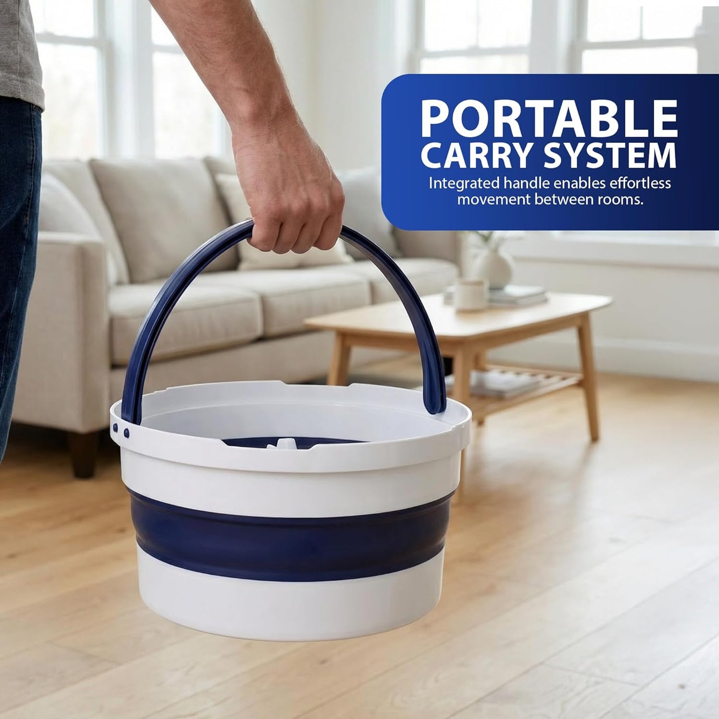 Zeno Mop and Collapsible Bucket Set
