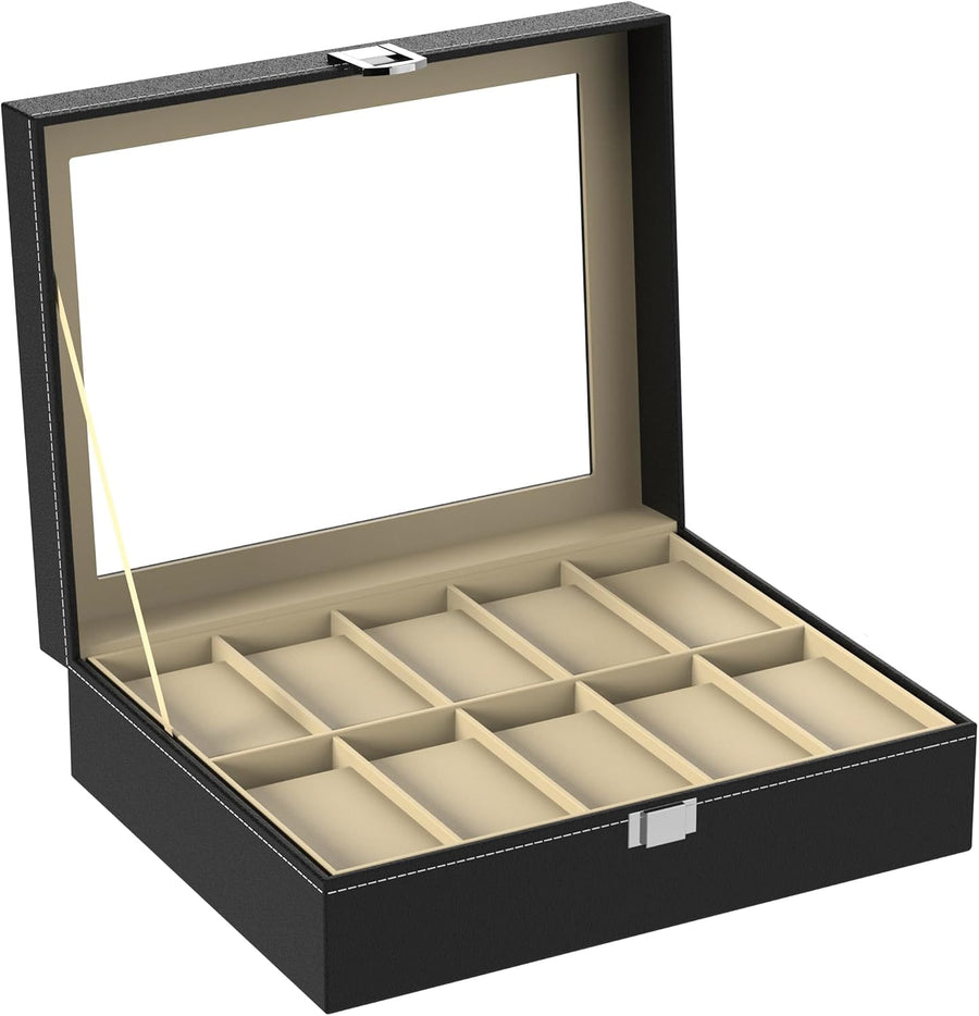 Zeno 12 Compartment Watch & Jewellery Display Box