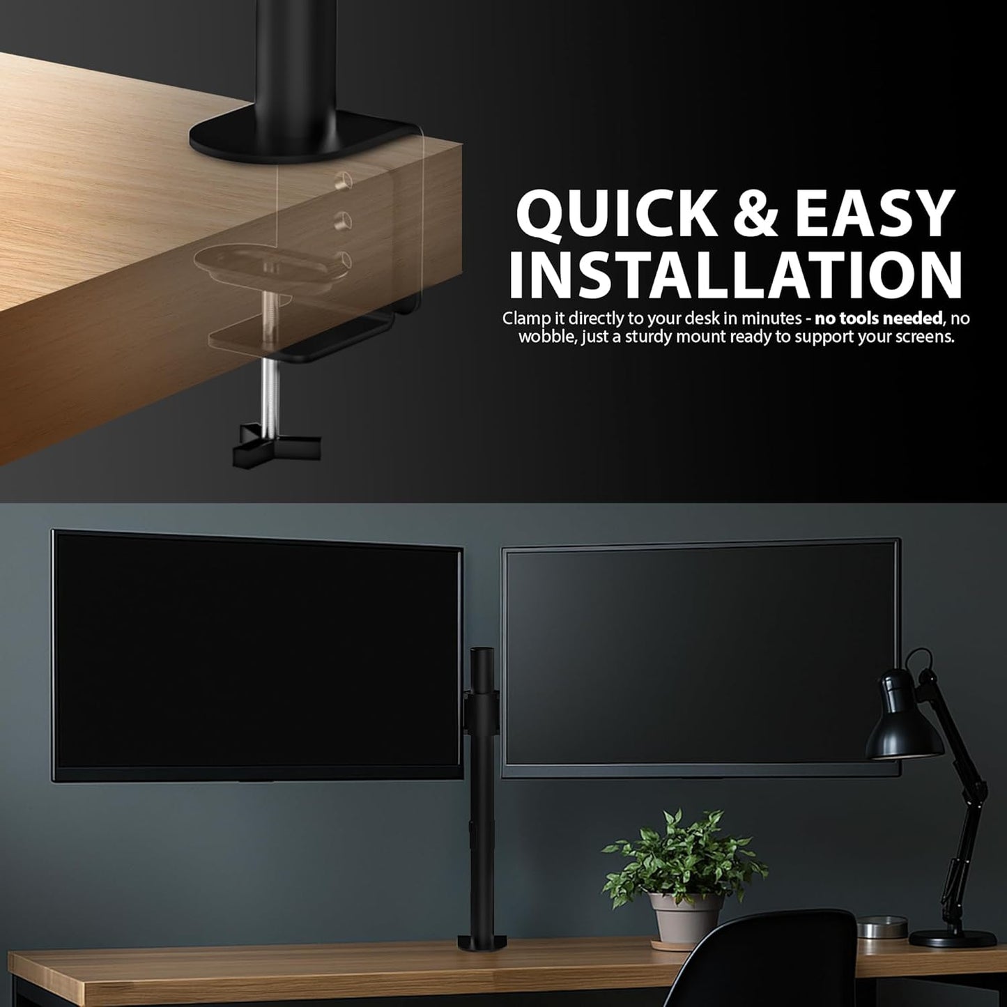Zeno 13" - 32" Dual Monitor Stand