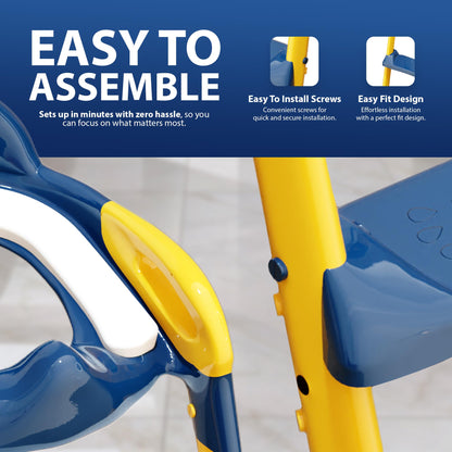 Zeno Blue & Yellow Potty Training Seat