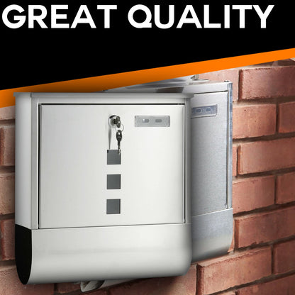 Zeno Stainless Steel Post Box