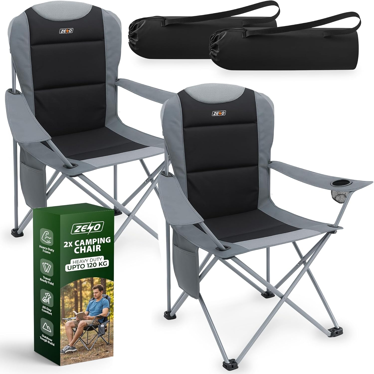 Zeno 2 Pack Camping Chair