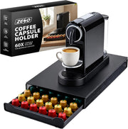 Zeno 60 Coffee Pods Holder & Machine Stand Compatible with Nespresso
