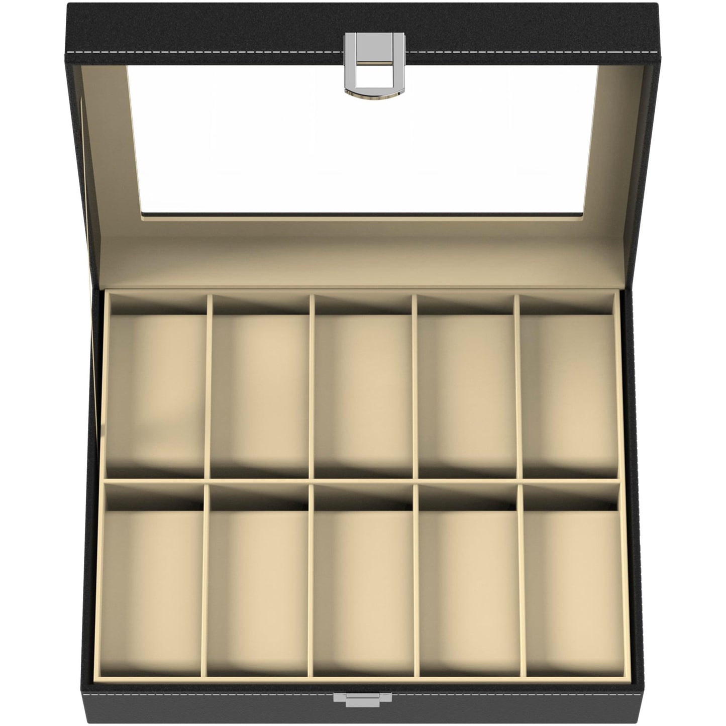 Zeno 10 Compartment Watch & Jewellery Display Box