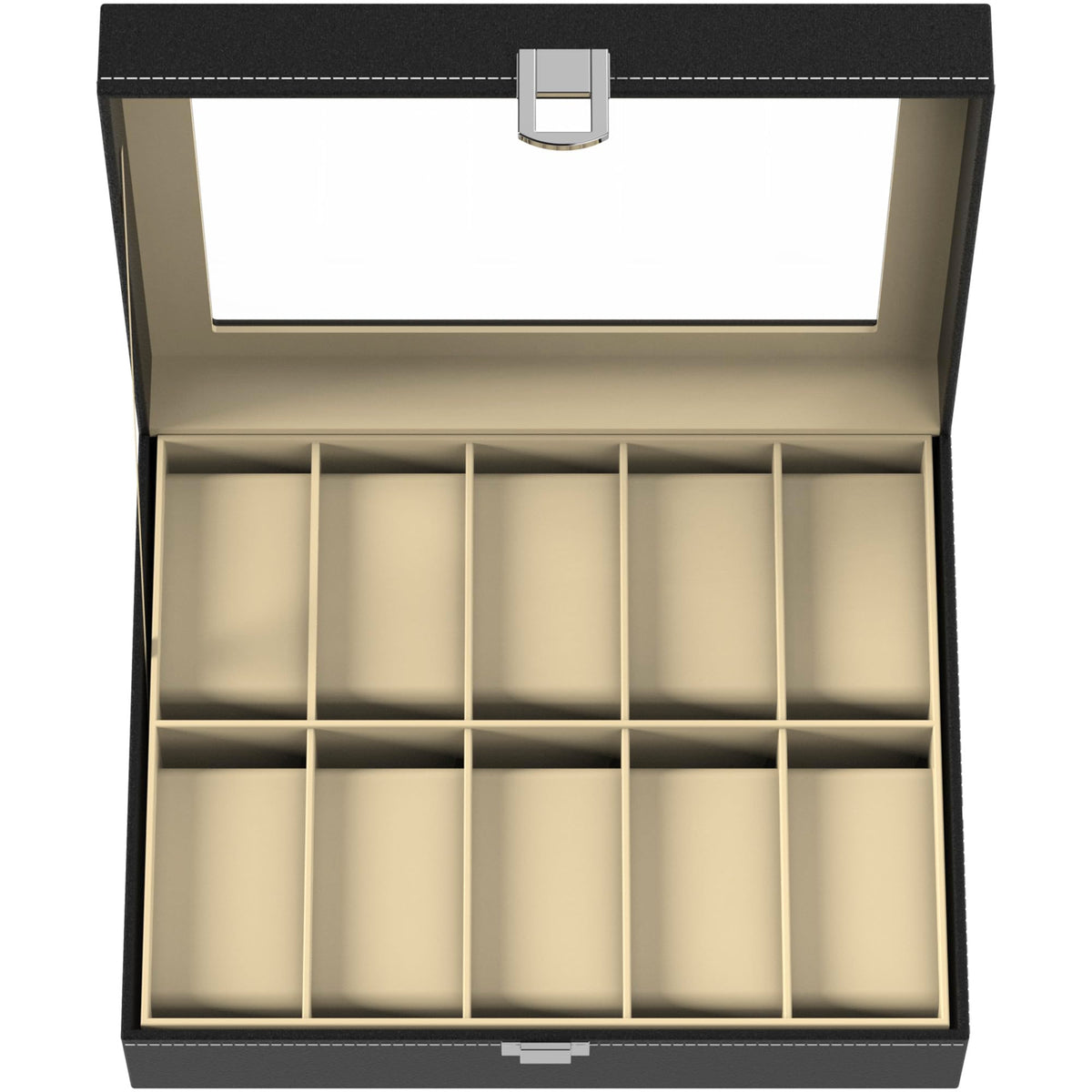 Zeno 10 Compartment Watch & Jewellery Display Box